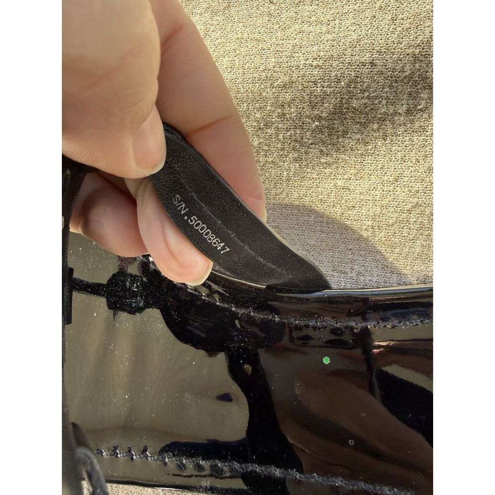 Tory Burch Size 11 Miller Sandal Black Patent Leather - Picture 5 of 5